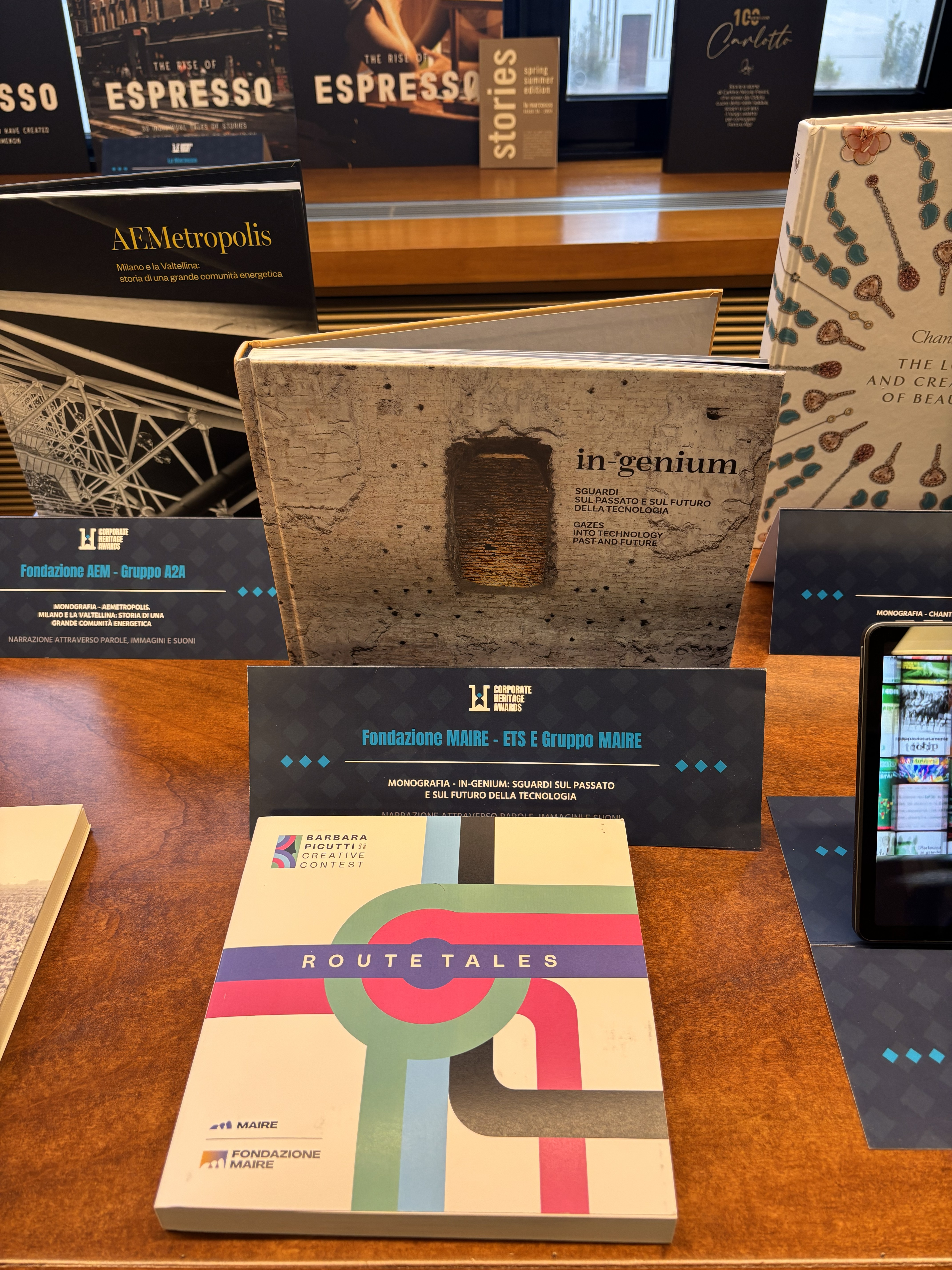 Nuovo appuntamento, nuova vittoria: per il secondo anno consecutivo abbiamo vinto i Corporate Heritage Awards!